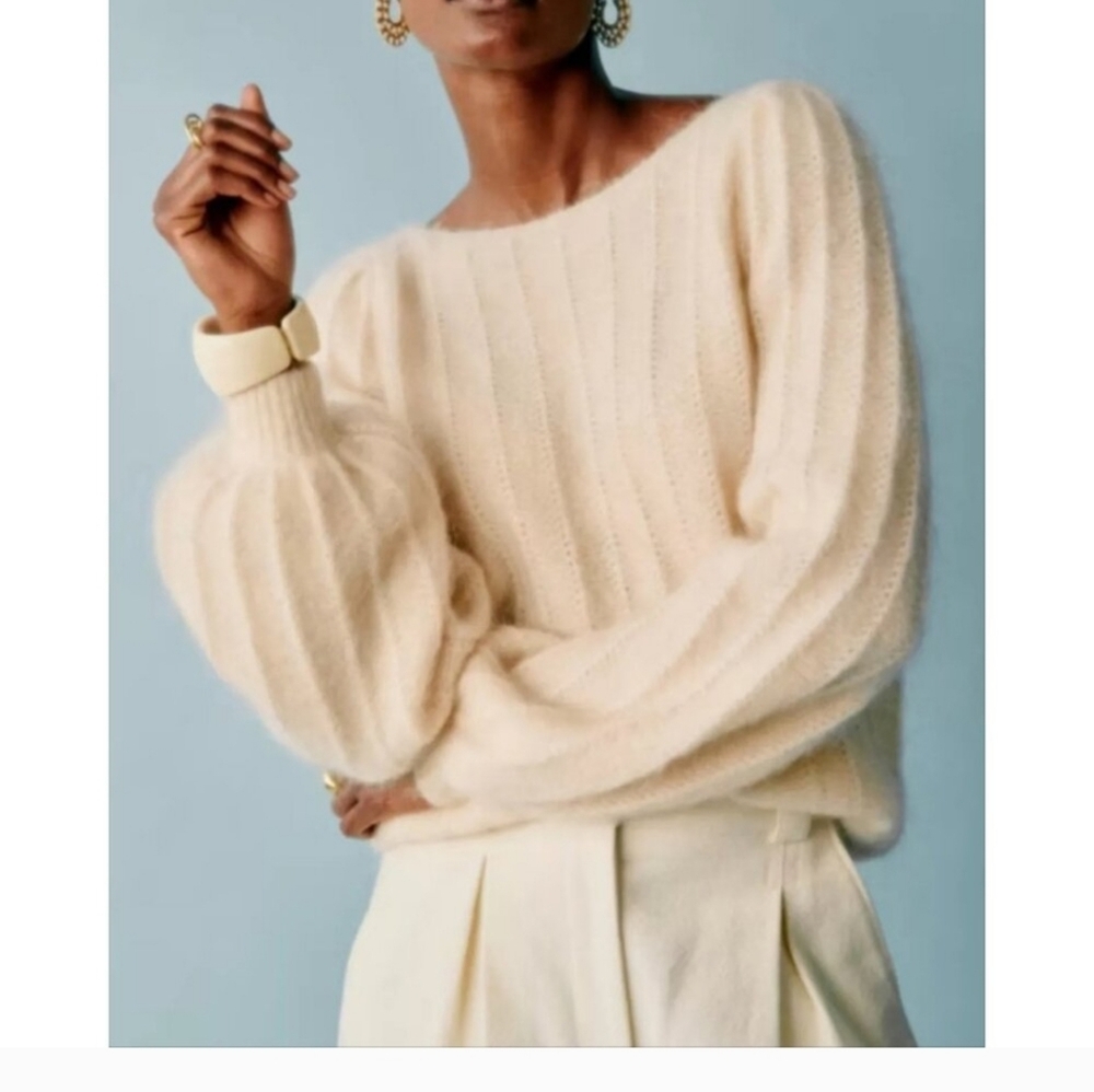 Sezane Aretha Jumper Vanilla - Size XS